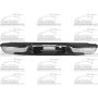 RR STEP BUMPER ASSY CHR W/ PADS/BRKTS FACTORY STYLE SILVERADO/SIERRA CLASSI C FLEETSIDE 99-07