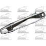 LH FRONT DOOR HANDLE OUTER W/KEY HOLE; CHROME; PLASTIC SILVERADO 2500/3500 07-14; YUKON XL 07-14