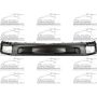 CAPA FRT BUMPER DEFLECTOR W/O TOW HOOK HOLES; PTM SILVERADO 1500 12-13; SILVERADO 1500 HYBRD 09-13