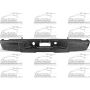 CAPA RR BUMPER ASSEMBLY W/O RR OBJECT SENSOR; PTM; CHEVROLET SILVERADO 1500 09-1