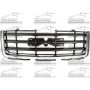 GRILLE MAT BLK W/ CHR FRAME W/O DENALI SIERRA 1500 07-13