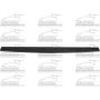 RR GATE MOLDING UPR TAILGATE; TEXTURED SILVERADO/SIERRA 1500 14-18; 2500/3500 HD 15-19; 1500 LD 19