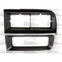 LH HEADLAMP DOOR CHR/DK ARG W/ DUAL RECT HEADLAMP CHEVY VAN 92-96