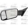 LH MIRROR OTR REAR VIEW W/TOWING PKG; W/O BLIND SPOT DETECTION; CHROME TRIM RAM 1500 19-20