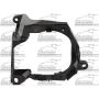 RH FOG LAMP BRACKET FORD MUSTANG 15-17