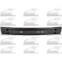 FRONT BUMPER REINFORCEMENT W/TOW HOOK FORD MUSTANG 15-18