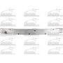 FRONT BUMPER REINFORCEMENT ALUMINUM CHEVROLET EQUINOX 18-C