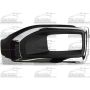 LH FRONT BUMPER INSERT FOG LAMP BEZEL; W/FOG LAMPS; CHROME GMC YUKON/YUKON XL 15-20