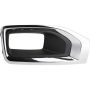 RH FRONT BUMPER INSERT FOG LAMP BEZEL; W/FOG LAMPS; CHROME GMC YUKON/YUKON XL 15-20