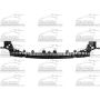 CAPA RADIATOR SUPPORT W205; SEDAN; UPPER SUPPORT MERCEDES-BENZ C300 15-C