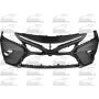 CAPA FRT BUMPER COVER HYBRD; W/O PARKING SENSORS; PRIME TOYOTA CAMRY 18-20
