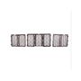 GRILLE ASSY HONEYCOMB STYLE; CODE MFE|MFK; CHROME/PTM JEEP GRAND CHEROKEE 14-16