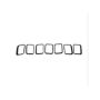 GRILLE MOLDING SET SRT-8; GRILLE TRIM RINGS; PTM JEEP GRAND CHEROKEE 17-20