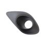 LH FRONT BUMPER INSERT W/HOOD SCOOP; FOG LAMP BEZEL; W/FOG LAMPS DODGE CHARGER 15-C