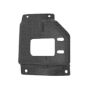 LH FRONT BUMPER MNTG PLATE F-SERIES SUPERDUTY P/U 99-00; EXCURSION 00