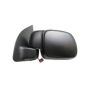 LH DOOR MIRROR PWR NON-HTD TEXT BLK FLDG W/O TOW SUPER DUTY 08-10