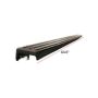 REAR GATE MOLDING; BLACK FORD F-150 STYLESIDE 09-14; F-150 SVT RAPTOR W/CONVENTIONAL T/GATE 10-14