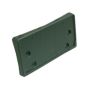 FRONT BUMPER LICENSE BRACKET 1.4L MAT BLACK CRUZE 11-15