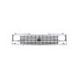 GRILLE SIL/DK ARG W/ SINGLE SEALED BEAM TYPE HEADLAMP CHEVY C/K P/U 88-93; SUBURBAN 92-93