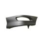 RH FRONT BUMPER SPOILER; BLACK; PTM TOYOTA COROLLA 05-08