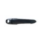 LH FT DOOR HANDLE OUTER W/O KEYLESS ENTRY; BLACK; TUCSON 05-09