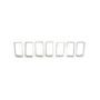 GRILLE MOLDING CODE MUK; SILVER JEEP GRAND CHEROKEE 14-16