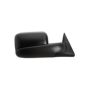 RH DOOR MIRROR MAN NON-HTD TEXT BLK FLDG W/TOW DODGE P/U 02-09