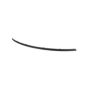 REAR BUMPER MOLDING; SATIN BLACK AUDI A4 17-19