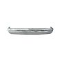 FRONT BUMPER FACE BAR W/O IMPACT STRIP; BRIGHT FORD F150/BRONCO 87-91