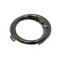 RT FRONT BUMPER INSERT FOG LAMP RING BEZEL; CHROME MAZDA 3 14-16