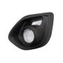 LH FRONT BUMPER INSERT FOG LAMP BEZEL; PTM MITSUBISHI OUTLANDER SPORT/RVR 13-15