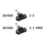 Standard Ignition TPM9105M Tire Pressure Monitoring System Sensor Service Kit