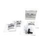 SCHRADER VALVES 25082-4 Angled Black Aluminum Valve Assembly for Schrader 90 Degree EZ-sensor - 4 Pk