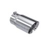 MBRP Exhaust T5074 Tip; 6in. O.D. Dual Wall Angled 5in. inlet 12in. length; T304.