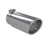MBRP Exhaust T5112 Tip; 4in. O.D. Angled Rolled End 3in. inlet 10in. length; T304.