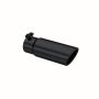 MBRP Exhaust T5115BLK Tip; 3in. O.D. Angled Rolled End; 3in. I.D. inlet; 10in. length; BLK.