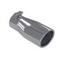 MBRP Exhaust T5116 Tip; 3 in. O.D. Oval 2in. inlet 7 1/16in. length; T304.
