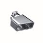 MBRP Exhaust T5119 Tip; 4in. x 2 in. ID; Rectangle; Angled Cut; T304.