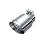 MBRP Exhaust T5122 Tip; 4in. O.D.; Dual Wall Angled; 3in. inlet; 8in. length; T304.
