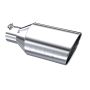 MBRP Exhaust T5128 Tip; 8in. O.D.; Rolled End; 4in. inlet 18in. in length; T304.
