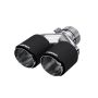 MBRP Exhaust T5182CF Tip; 4in. O.D Out; 3in. ID; Dual Wall; CF T304