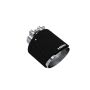 MBRP Exhaust T5190CF Tip; 5in. OD Out; 2.5in. ID; 6.5in Length; Dual Wall; CF T304