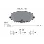 TEXTAR 2062601 Brake Pad Set