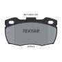 TEXTAR 2151901 Brake Pad Set
