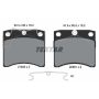 TEXTAR 2163501 Brake Pad Set