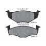 TEXTAR 2186603 Brake Pad Set