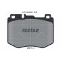 TEXTAR 2206101 Brake Pad Set