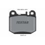 TEXTAR 2315702 Brake Pad Set