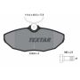 TEXTAR 2342401 Brake Pad Set