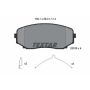 TEXTAR 2351503 Brake Pad Set